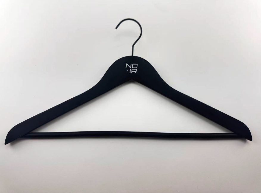 Custom branded NOIR hanger